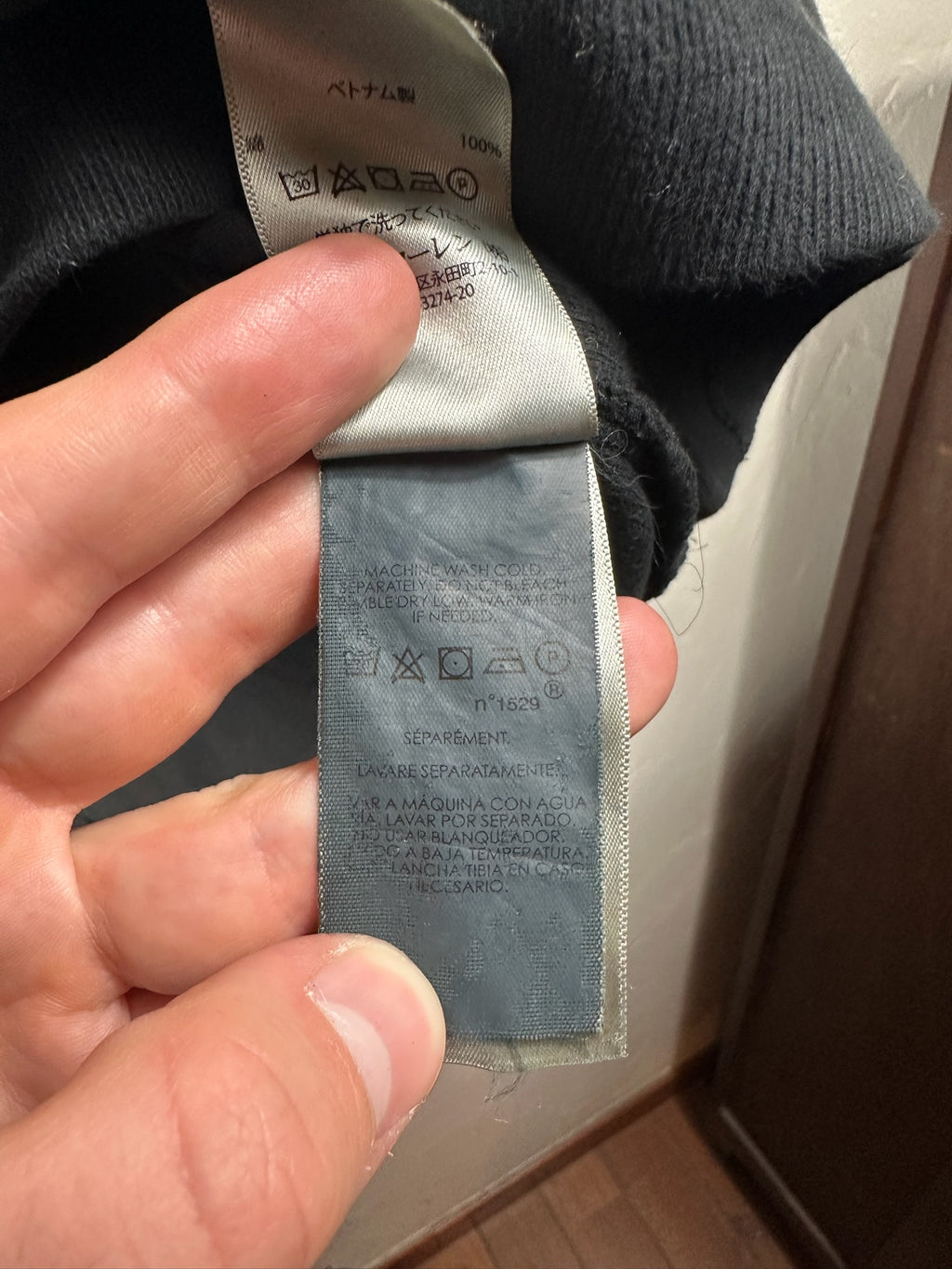 Pull zippé Ralph Lauren noir - Homme - Taille M