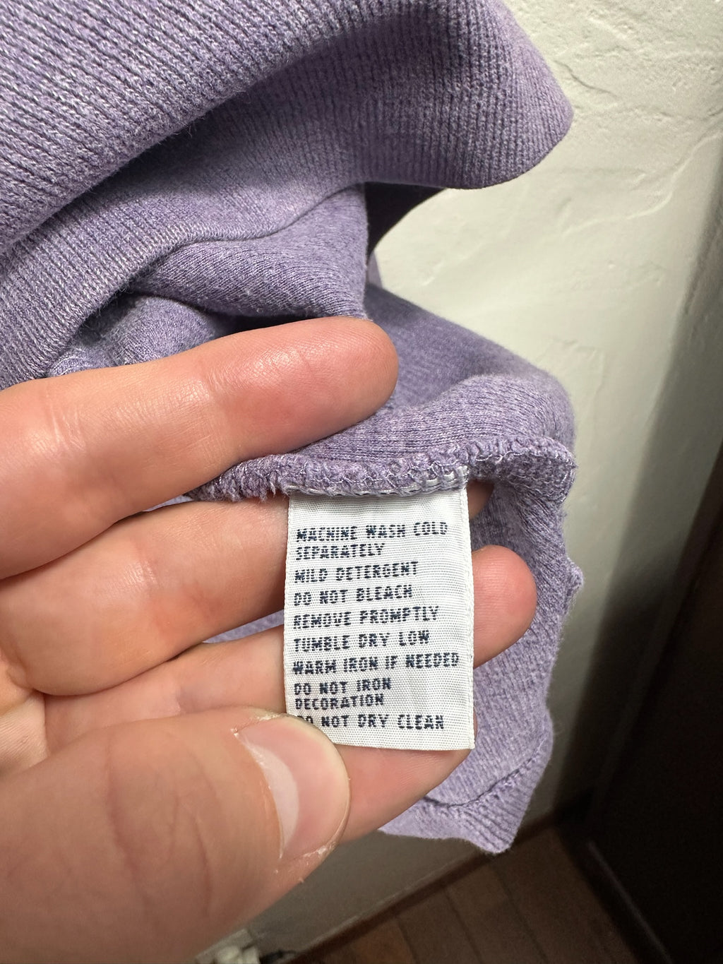 Pull zippé Ralph Lauren lila - Homme - Taille L