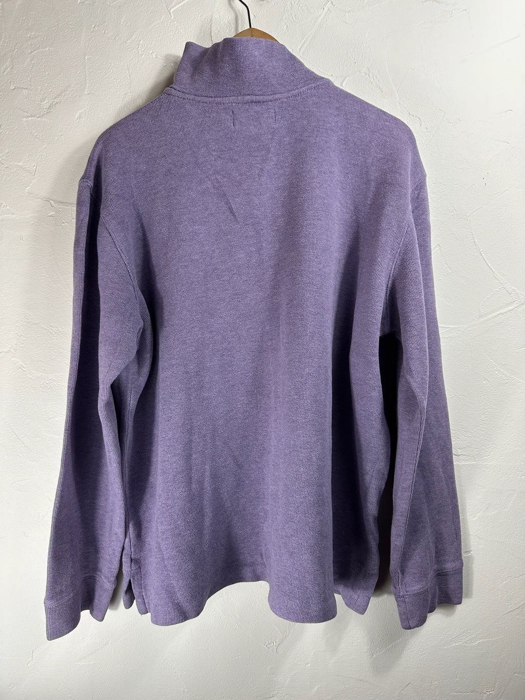 Pull zippé Ralph Lauren lila - Homme - Taille L