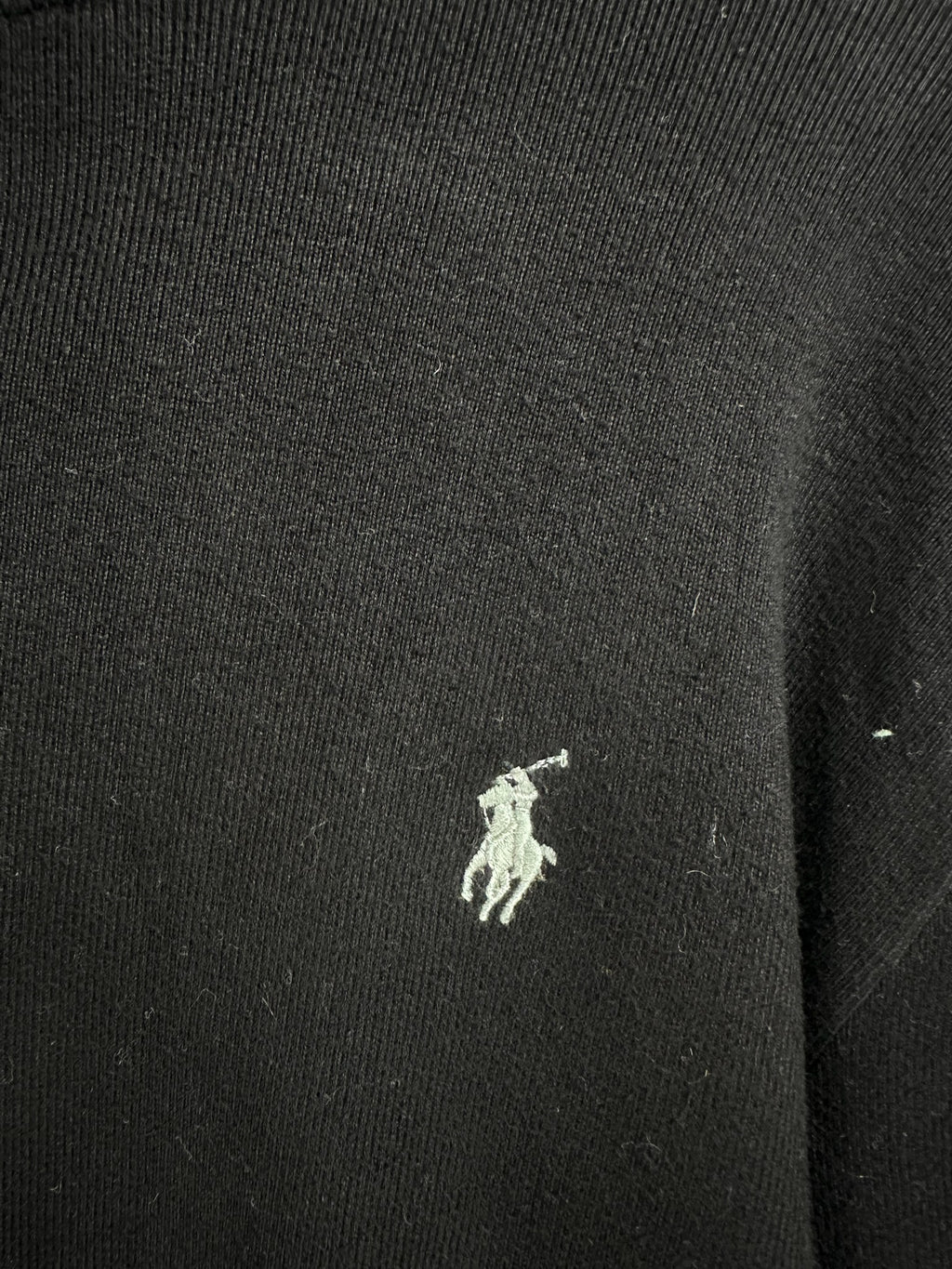 Pull zippé Ralph Lauren noir - Homme - Taille L