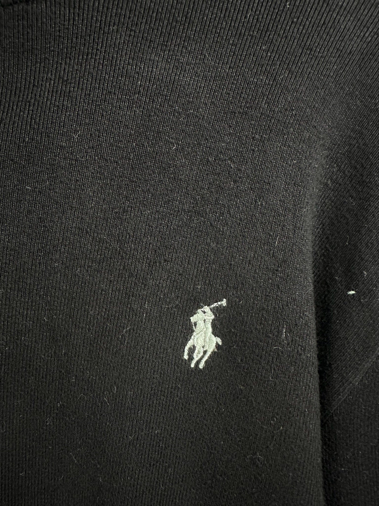 Pull zippé Ralph Lauren noir - Homme - Taille L