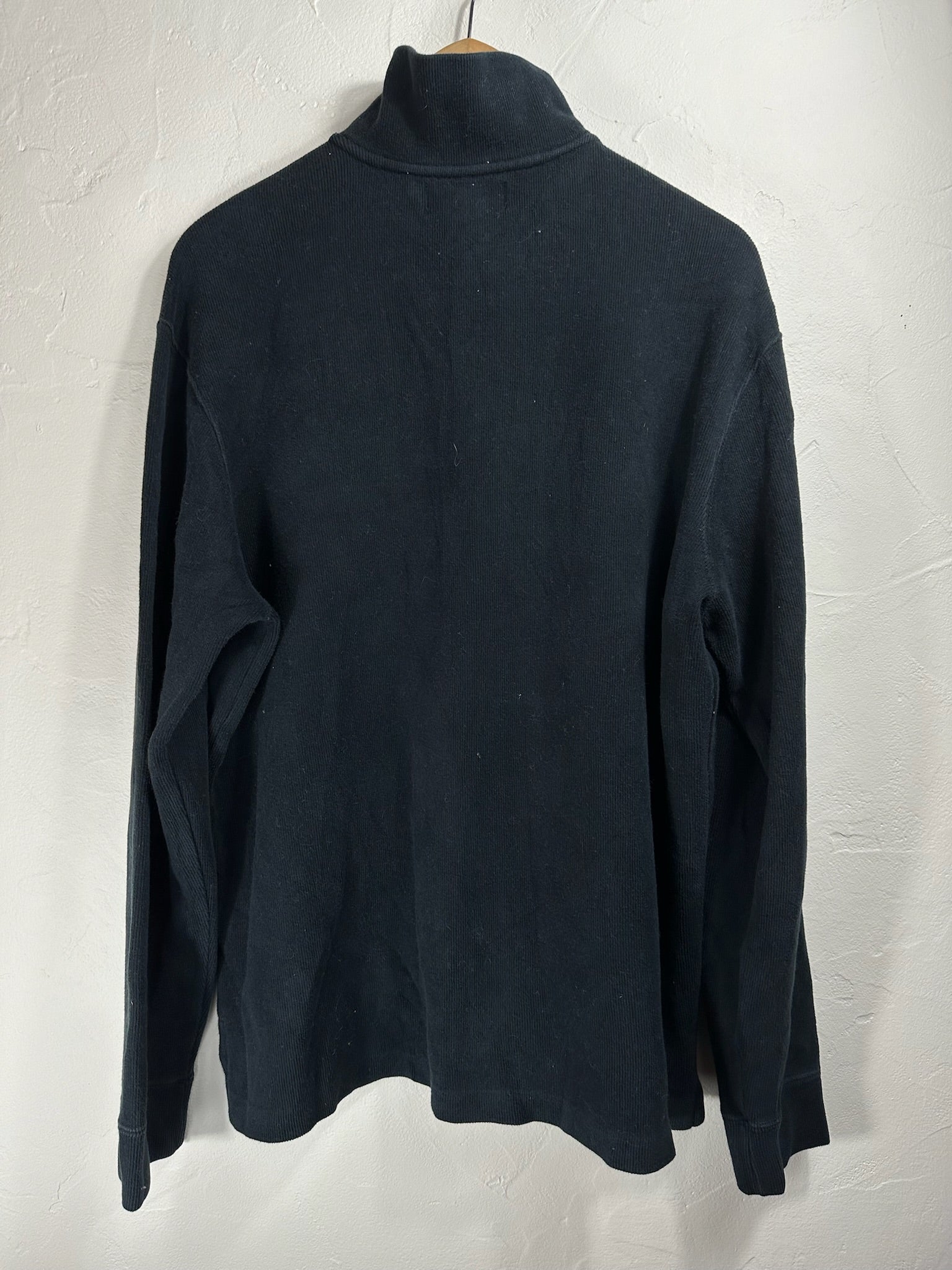 Pull zippé Ralph Lauren noir - Homme - Taille L