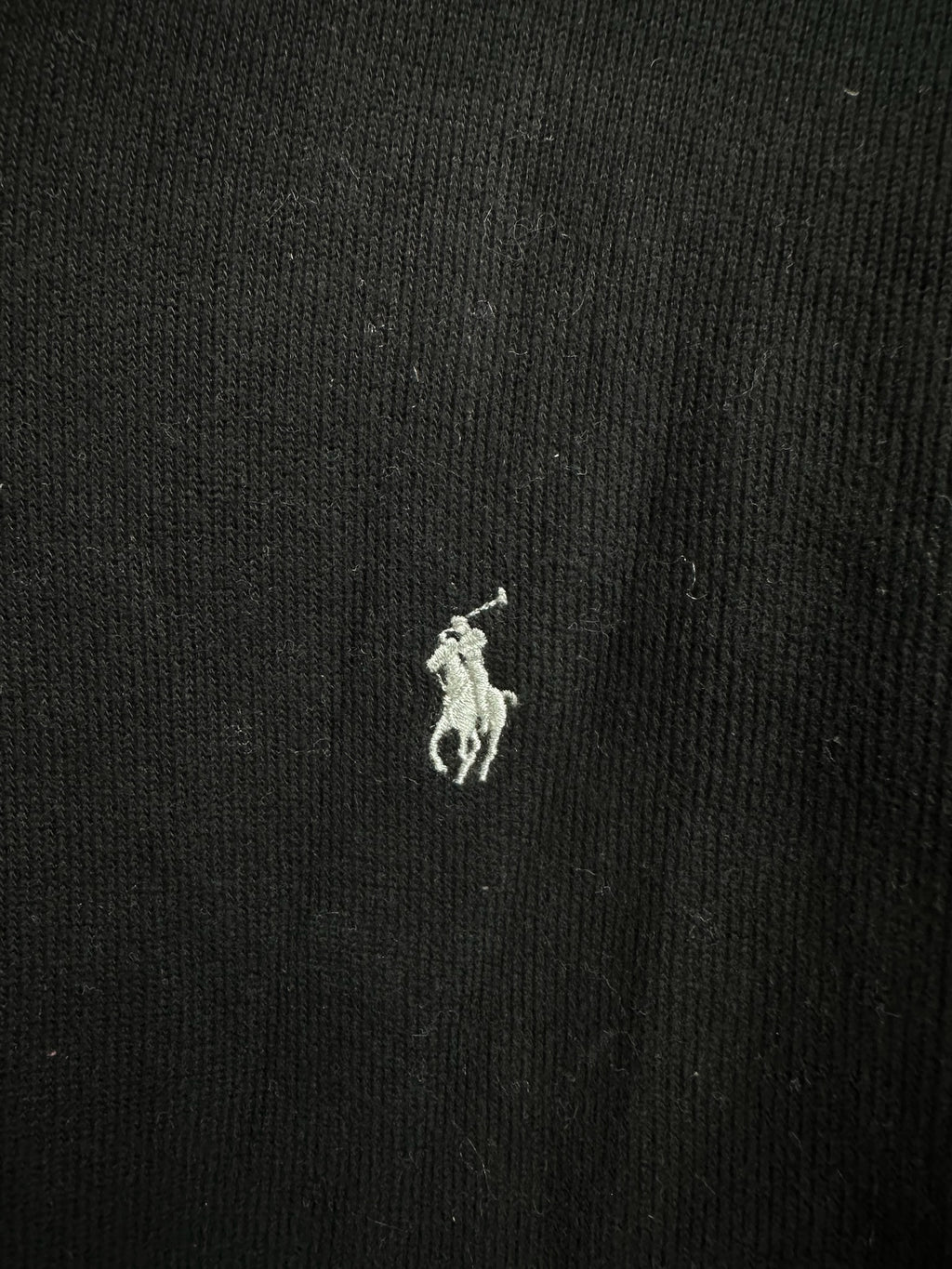 Pull zippé Ralph Lauren noir - Homme - Taille XL