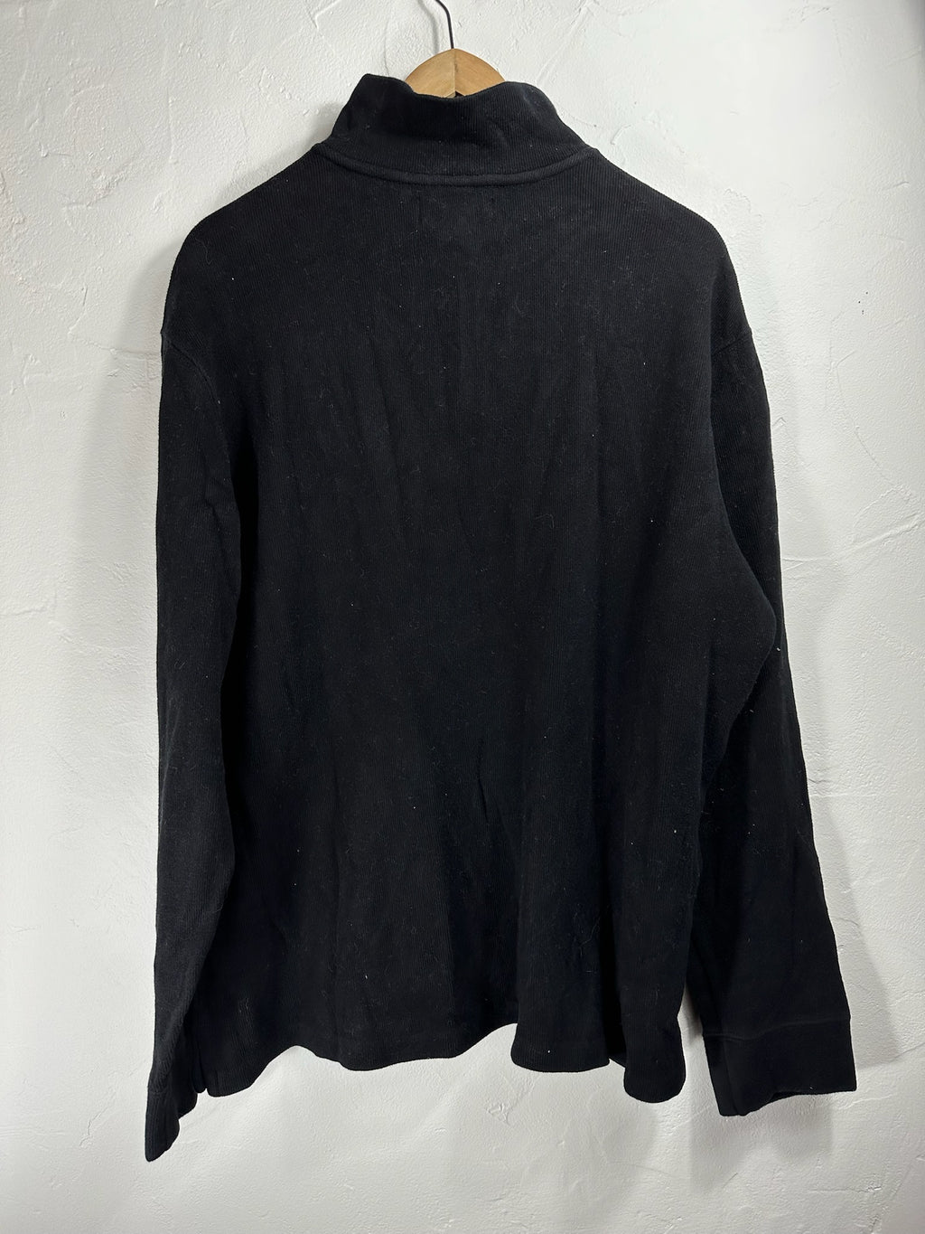 Pull zippé Ralph Lauren noir - Homme - Taille XL