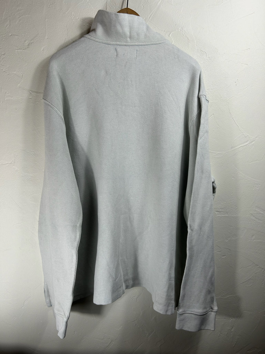 Pull zippé Ralph Lauren blanc - Homme - Taille XXL