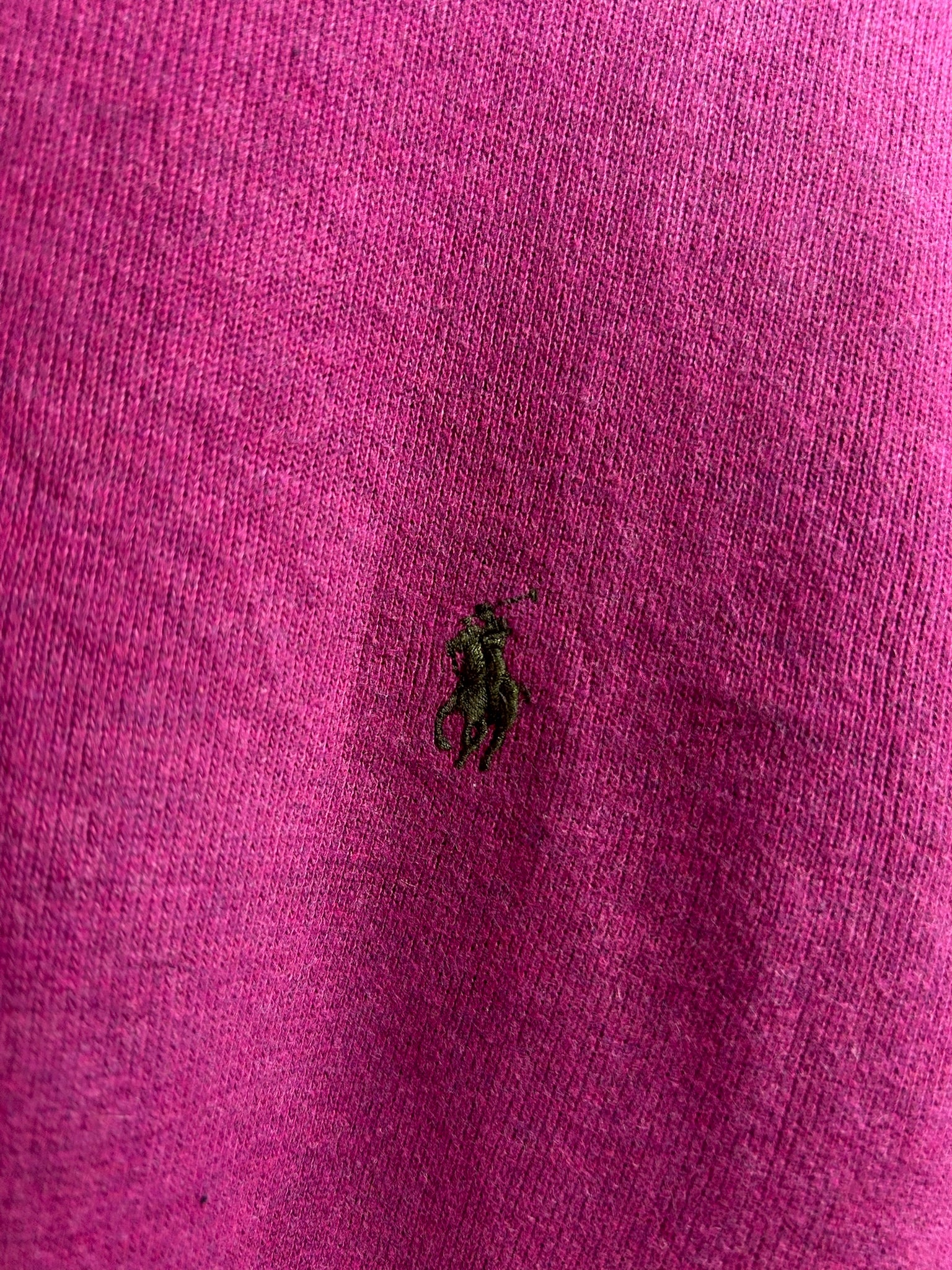 Pull zippé Ralph Lauren bordeaux - Homme - Taille XXL