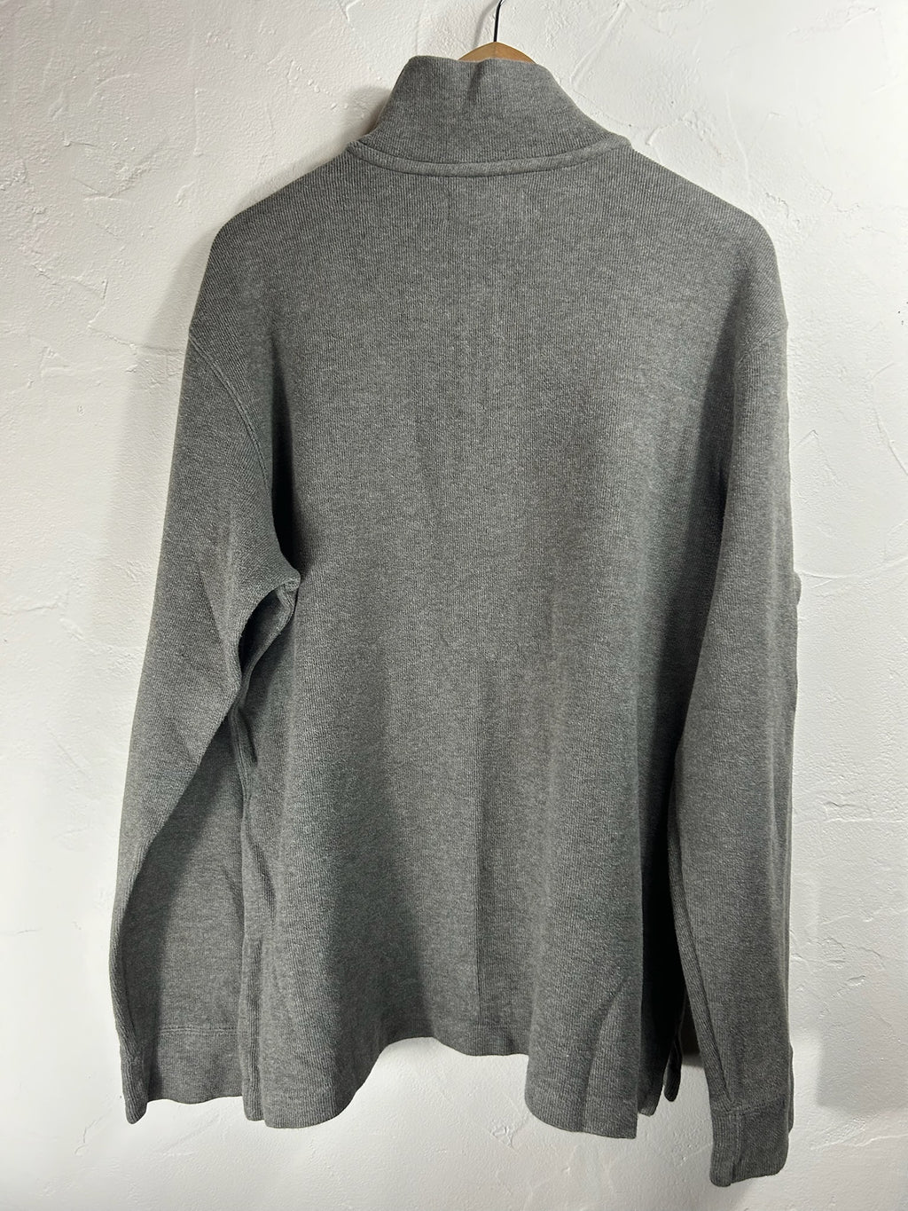 Pull zippé Ralph Lauren gris - Homme - Taille L