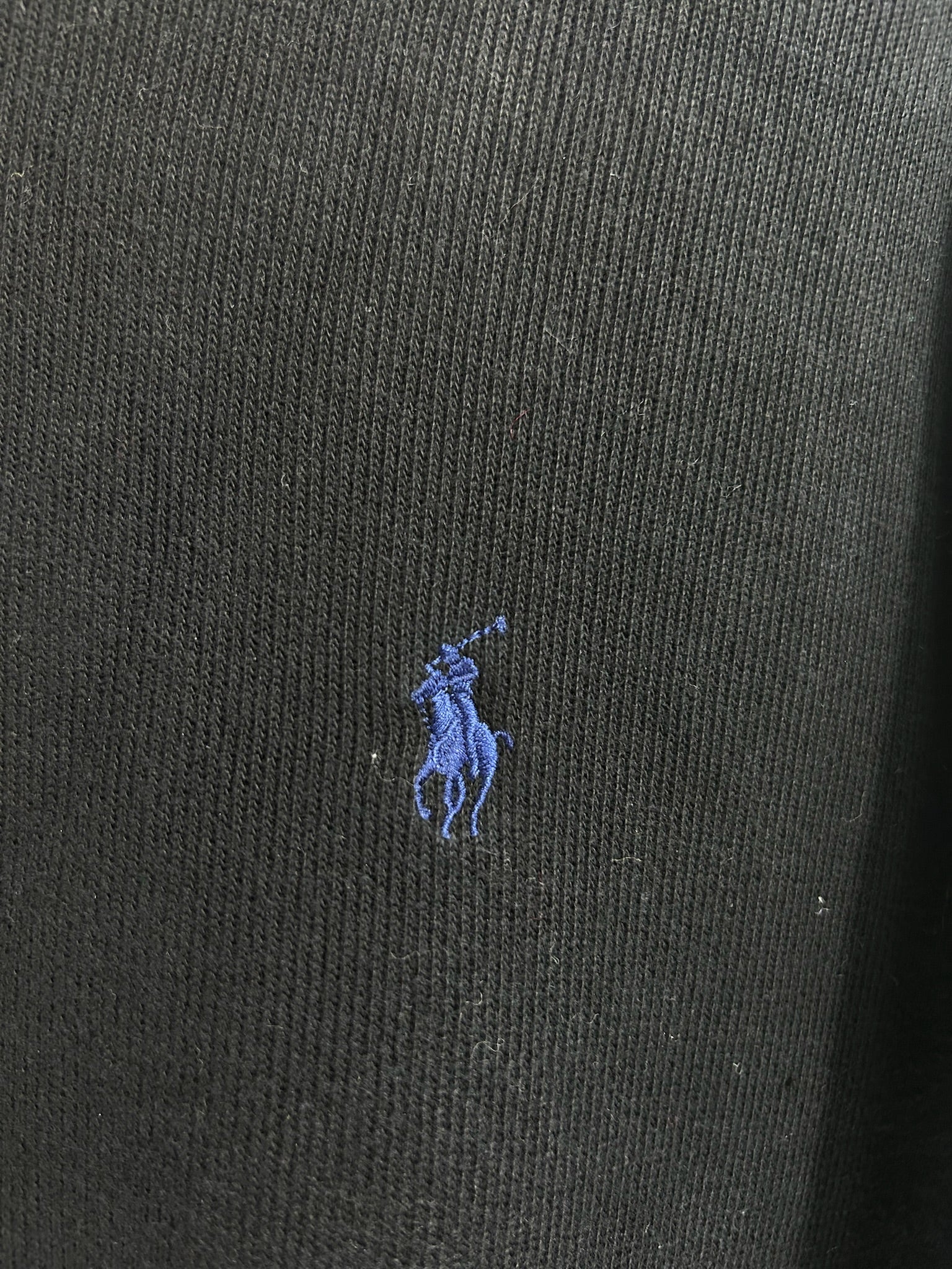 Pull zippé Ralph Lauren noir - Homme - Taille L