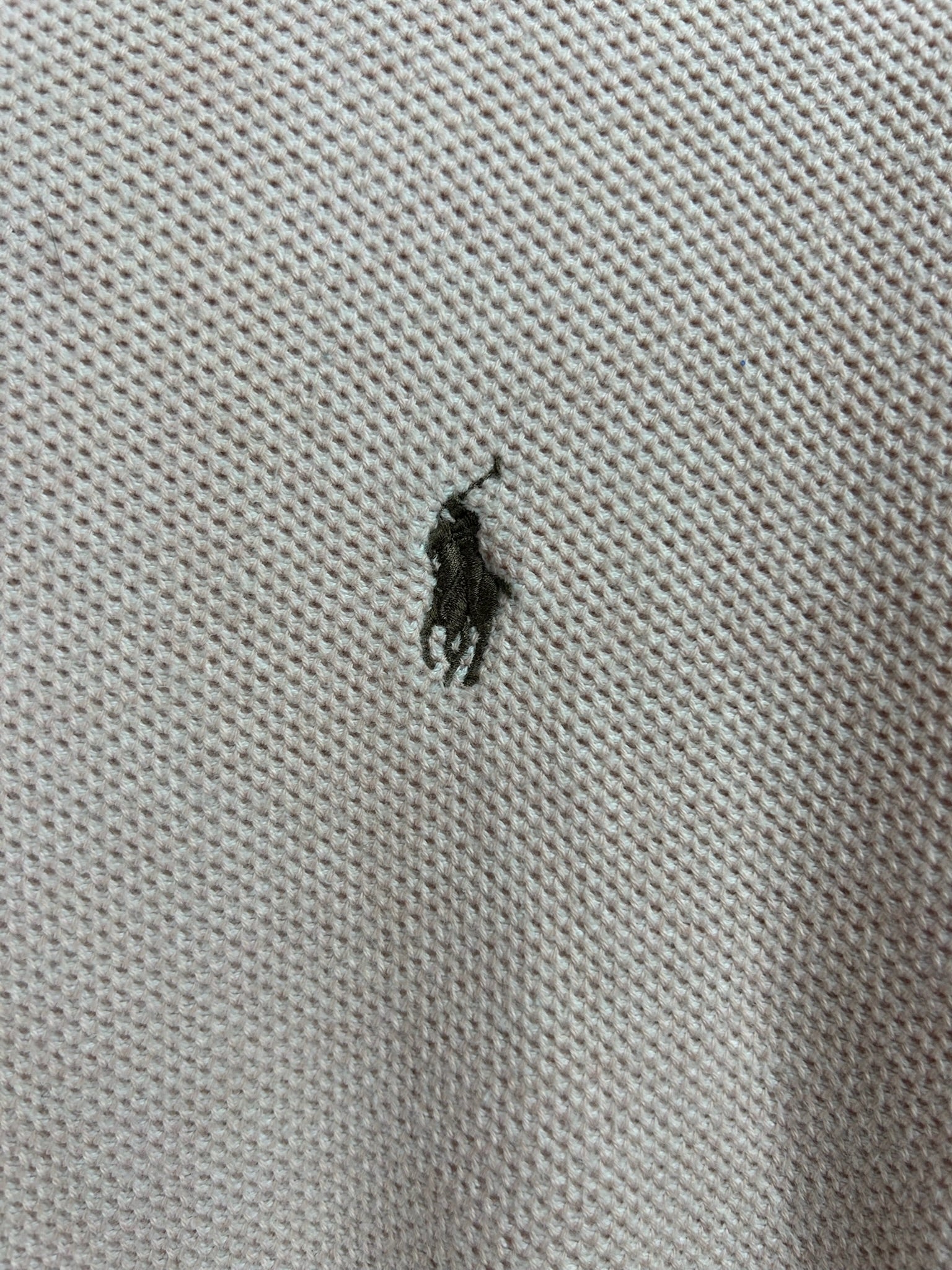 Pull zippé Ralph Lauren rose - Homme - Taille S