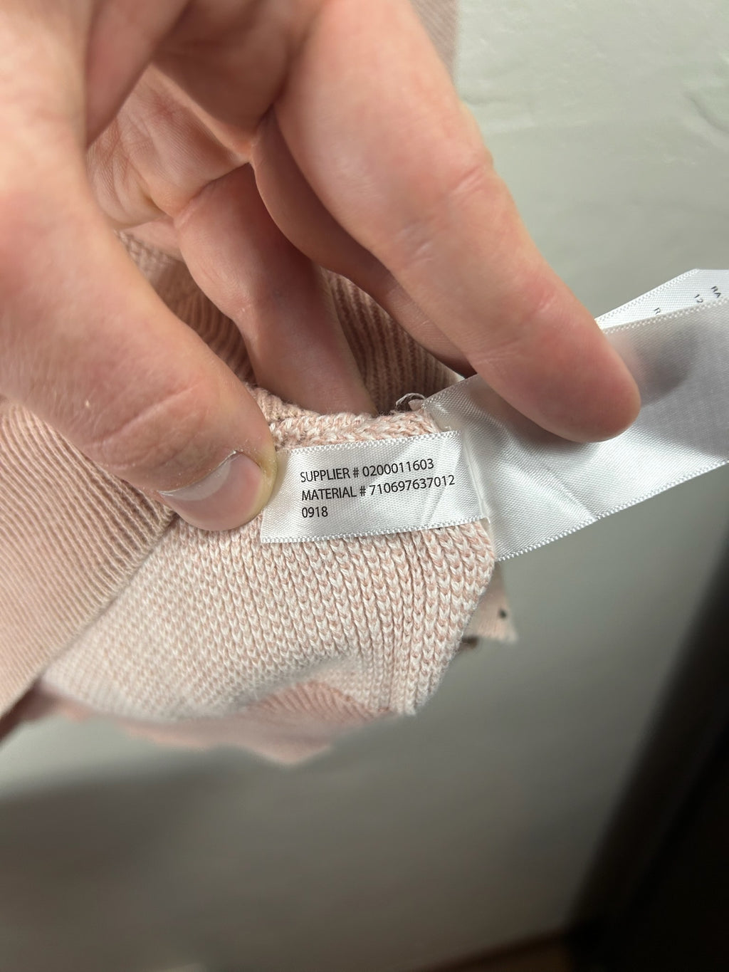 Pull zippé Ralph Lauren rose - Homme - Taille S