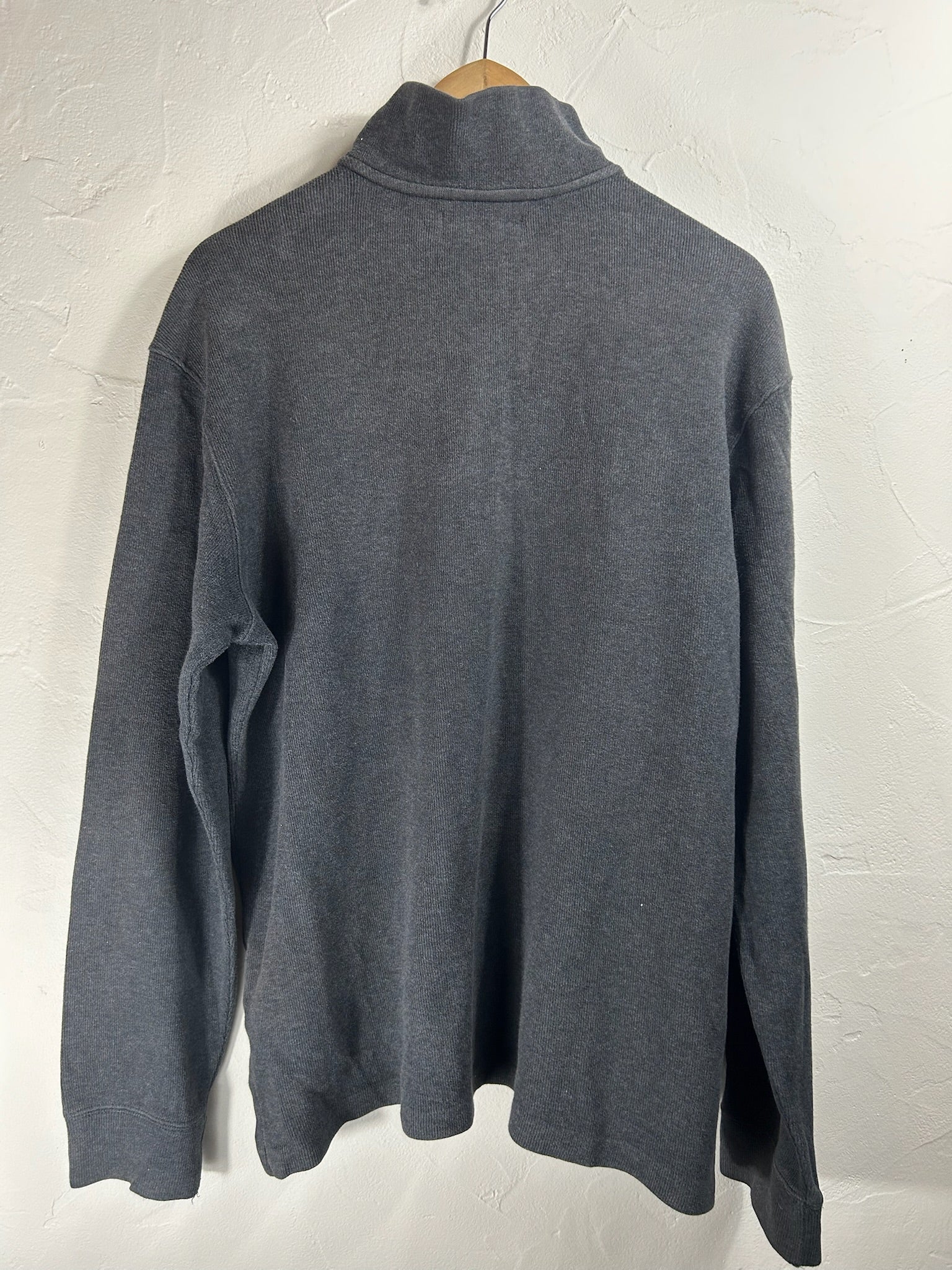 Pull zippé Ralph Lauren gris - Homme - Taille L