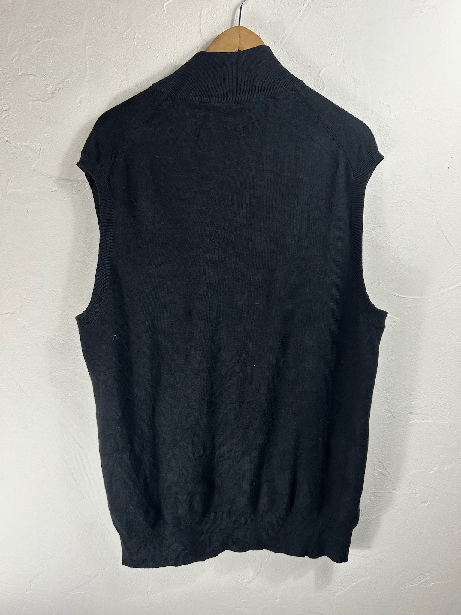 Pull zippé Ralph Lauren noir - Homme - Taille XL