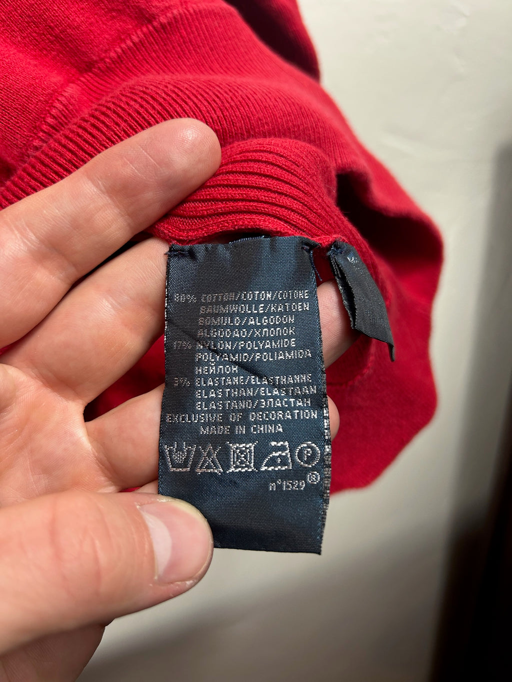 Pull zippé Ralph Lauren rouge - Homme - Taille XL